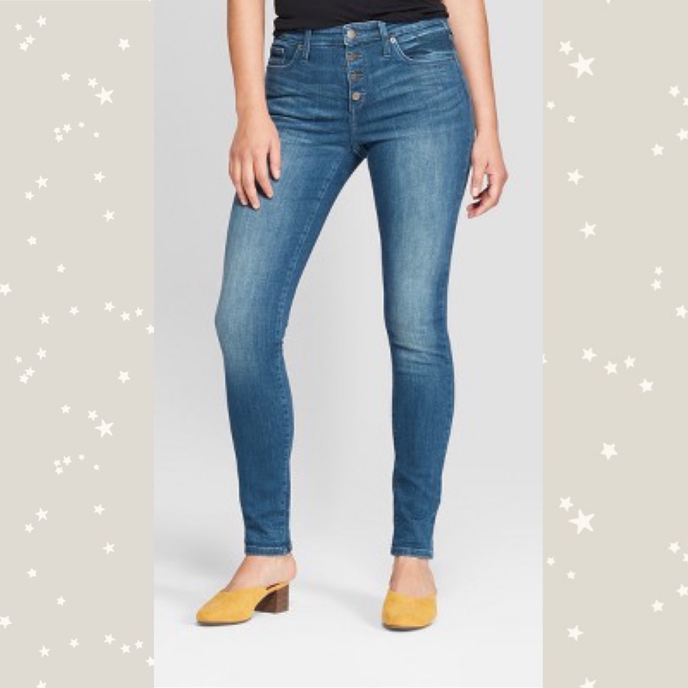 UNIVERSAL THREAD High-Rise Button-Fly Skinny Jeans